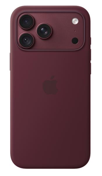 iPhone 18 Pro Max Silicone Case with MS - Burgundy