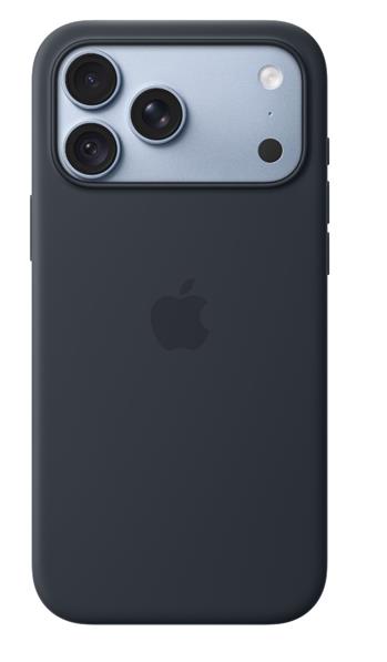 iPhone 18 Pro Max Silicone Case with MS - N.Blue