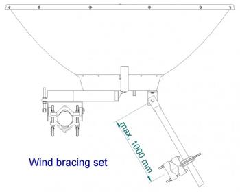 JIROUS JRZ-1200 PEVNÉ Fixní zavětrovací sada