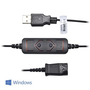 JPL BL-05MS+P kabel pro náhlavky s QD konektorem do USB