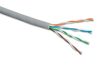 Kabel Solarix UTP cat5e drát 305m PVC