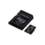 KINGSTON 128GB microSDHC CANVAS Plus Memory Card 100MB/85MBs- UHS-I class 10 Gen 3