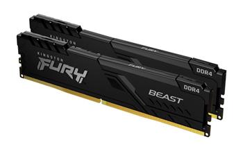 KINGSTON 32GB 3200MT/s DDR4 CL16 DIMM (Kit of 2) FURY Beast Black