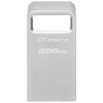 Kingston DataTraveler Micro/256GB/USB 3.2/USB-A/Stříbrná