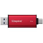 KINGSTON Dual Portable SSD 1TB SSD / externí SSD / USB type A + C / USB 3.2 Gen 2x2 / černo-červený