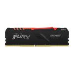 Kingston FURY Beast/DDR4/16GB/3200MHz/CL16/1x16GB/RGB/Black