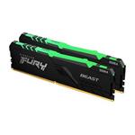 Kingston FURY Beast/DDR4/16GB/3600MHz/CL17/2x8GB/RGB/Black