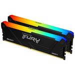 Kingston FURY Beast/DDR4/64GB/3600MHz/CL18/2x32GB/RGB/Black