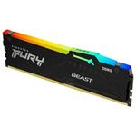 Kingston FURY Beast/DDR5/16GB/6400MHz/CL32/1x16GB/RGB/Black