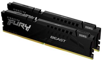 Kingston FURY Beast/DDR5/64GB/6000MHz/CL30/2x32GB/Black