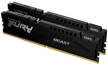Kingston FURY Beast/DDR5/64GB/6400MHz/CL32/2x32GB/Black
