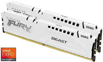 Kingston FURY Beast EXPO/DDR5/32GB/5600MHz/CL36/2x16GB/White