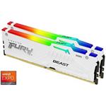 Kingston FURY Beast EXPO/DDR5/32GB/6400MHz/CL32/2x16GB/RGB/White
