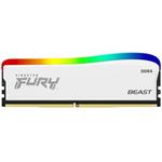 KINGSTON FURY Beast RGB 16GB DDR4 3200MT/s / CL16 / DIMM / Bílá