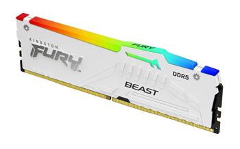 Kingston FURY Beast White/DDR5/32GB/5600MHz/CL40/2x16GB/RGB/White