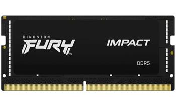 Kingston FURY Impact/SO-DIMM DDR5/32GB/4800MHz/CL38/1x32GB/Black