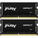 Kingston FURY Impact/SO-DIMM DDR5/32GB/4800MHz/CL38/2x16GB/Black