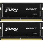 Kingston FURY Impact/SO-DIMM DDR5/32GB/4800MHz/CL38/2x16GB/Black