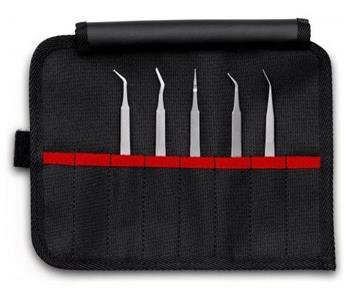 Knipex, 92 00 03, Sada přesných pinzet SMD, 5 ks