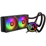 Krux vodní chladič CPU HydroX 240 ARGB / 2x120mm ARGB / PWM / AMD i Intel