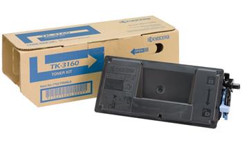 Kyocera toner TK-3160/ ECOSYS P3145/50/55/60/M3145/3645dn/3860/ 12 500 stran/ černý