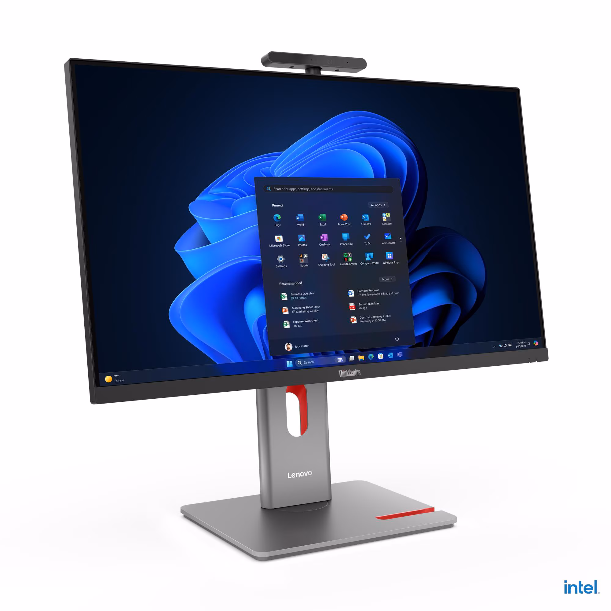 Lenovo ThinkCentre M/M90a Pro Gen 6/27"/QHD/U7-265/32GB/1TB/Intel int/W11P/Černá/5RNBD