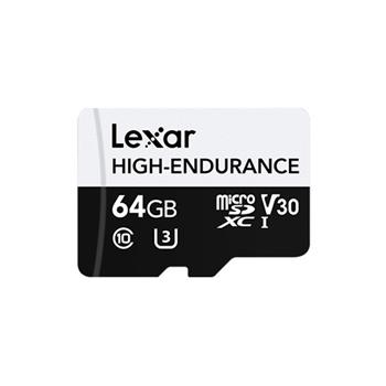 Lexar 64GB H-E microSDHC C10 A1