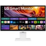 LG monitor 32U850SA-W 31,5" IPS 3840x2160/16:9/400cdm/5ms/USB-C/HDMI/BT/Wifi/webOS/zrcadlení/speaker/FHDkamera/výš.stav