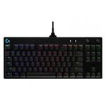 Logitech herní klávesnice G PRO RGB/ mechanická/ GX Blue/ USB/ US layout/ černá