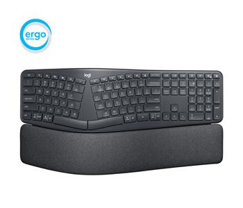 Logitech K860/Bezdrátová Bluetooth/US-Layout/Černá