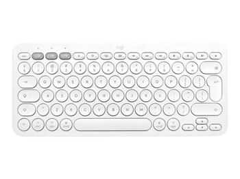 Logitech klávesnice Bluetooth Keyboard K380 US, bílá