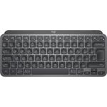 Logitech klávesnice MX Keys mini - bezdrátová/ EasySwitch/bluetooth/CZ/SK (vlisováno v ČR) - graphite