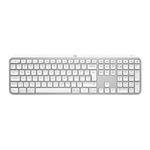 Logitech klávesnice MX Keys S/ bezdrátová/ Bluetooth/ USB-C/ US layout/ bílo-šedá