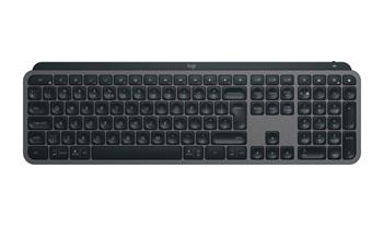 Logitech klávesnice MX Keys S/ bezdrátová/ Bluetooth/ USB-C/ US layout/ grafitová