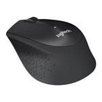 Logitech myš Wireless M330 Silent Plus, optická, bezdrátová, 3 tlačítka, černá, 1000dpi