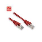 LYNX FTP patch kabel Cat5e PVC, CCA, 15m, červený