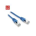 LYNX FTP patch kabel Cat5e PVC, CCA, 5m, modrý