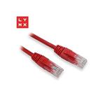 LYNX UTP patch kabel Cat5e, PVC, CCA, 0,5m, červený (balení obsahuje 10ks)