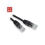 LYNX UTP patch kabel Cat5e, PVC, CCA, 2m, černý