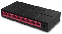 MERCUSYS MS108G 8-port 10/100/1000M mini Desktop Switch, 8 10/100/1000M RJ45 ports, Plastic case