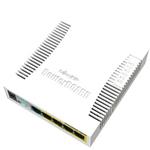 MikroTik RouterBOARD CSS106-1G-4P-1S, RB260GSP, 5-Gbit port switch, SFP, SwOS, PSU, POE-OUT