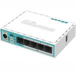 MikroTik RouterBOARD RB750r2, hEX lite, ROS L4, 5xLAN, montážní krabice, napájecí adaptér