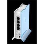 MikroTik RouterBOARD RB941-2nD-TC, hAP-Lite, 650Mhz CPU, 32MB RAM, 4xLAN, 2.4Ghz 802b/g/n, ROS L4, case, PSU