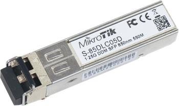 MikroTik SFP optický modul S-85DLC05D, MM, 550m, 1.25G, 850nm