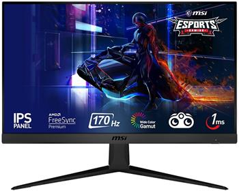 MSI Gaming monitor G2412, 24"/1920 x 1080 FHD/IPS/170Hz/1ms/1100:1/250cd / m2 /2xHDMI/DP