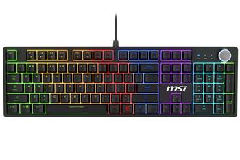 MSI herní klávesnice FORGE GK320 Red/ drátová/ mechanická/ RGB podsvícení/ USB/ CZ+SK layout