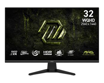 MSI MAG/325QF E18V/31,5"/VA/QHD/180Hz/0,5ms/Černá/3R