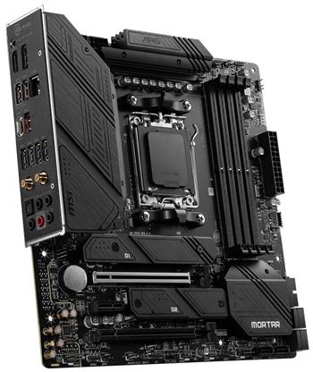MSI MAG B650M MORTAR WIFI / AMD B650 / AM5 / 4x DDR5 / 2x M.2 / HDMI / DP / USB-C / WiFi / mATX