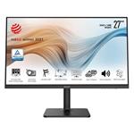 MSI monitor Modern MD271QP, 27"/1920 x 1080 (FHD)/IPS/5ms/1000:1/250cd / m2/ HDMI/DP/USB C/černá