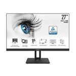 MSI monitor PRO MP271QP, 27"/2560 x 1440 (QHD)/IPS/5ms/1000:1/300cd / m2/2x HDMI/DP